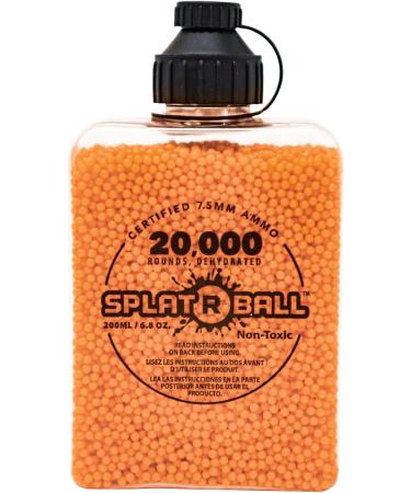 SplatRball 20K Orange Ammo - Certified Compatible with SRB1200, SRB400-SUB, and SRB400 Water Bead Blasters - Buy Online on GoSupps.com
