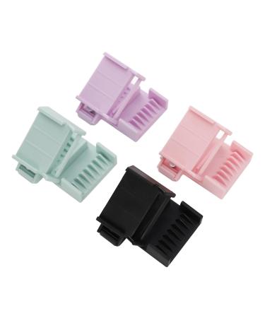 Clipper Guards Set 4 Colors Professional Hair Clipper Guards ABS Nozzle Clpiper Guard Removing Split Ends Thinning Shear Easy to Use for Home Use