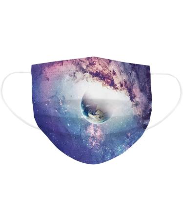 Goddess Accent 50 Pack Disposable Face_Mask Cute Floral Tie Dye Printed Protection for Adults Women - Buy Online on GoSupps.com