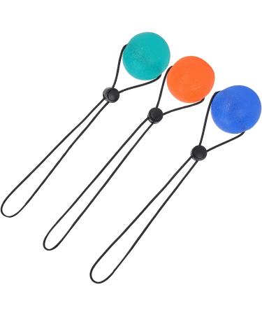 Verdant Touch Grip Ball 3 Pack Hand Wrist Rehabilitation & Strength Training Massage Balls - Blue 30 Orange 20 Green 35  - Buy Online on GoSupps.com
