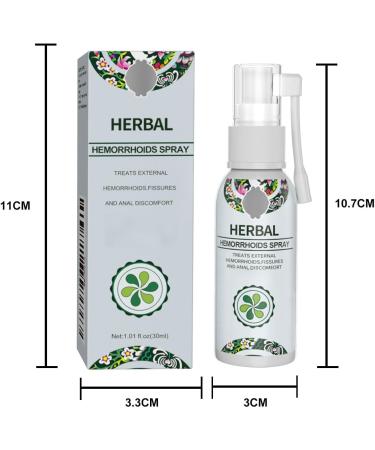 Herbal Hemorrhoid Spray Protection Contre Les H morro des Soulage Les D mangeaisons Les Br lures Et L'inconfort Naturel V g talien Et Sans Cruaut (02) - Buy Online on GoSupps.com