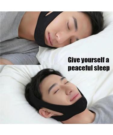 Veralabs Airflow Jaw Strap & Sleep Mask - Improve Sleep with Chin Support (Black & Blue) | International Shipping - Buy Online on GoSupps.com