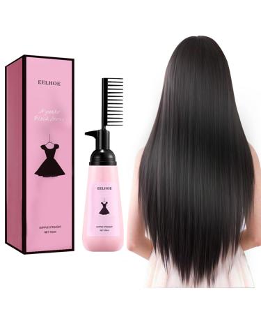 3-Second Hair Straightening Cream - (150ml) 2023 New Hair Straightening Treatment Cream with Comb  Straightening Cream for Smooth and Nourishing Hair for Dry Hair  Effective Just In 3 Seconds