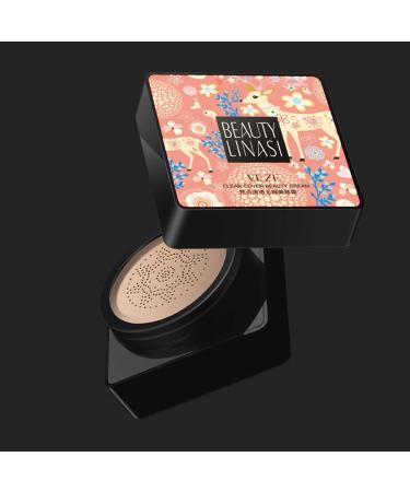 shamjina BB Cream Face Makeup Foundation Mushroom Head Liquid Foundation Cream Brightening Natural Finish Moisturizing Concealer 20G style B - Buy Online on GoSupps.com