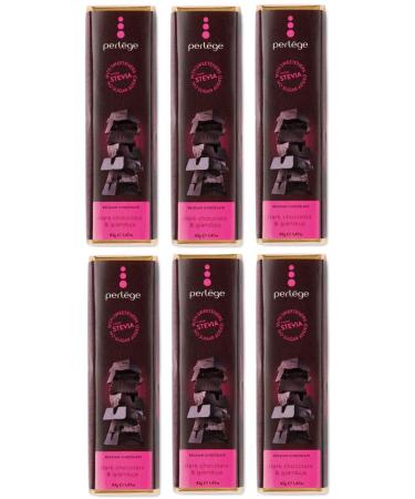 Perlege Perlege No Added Sugar Chocolate with Stevia (Dark Chocolate & Gianduja 6 Bars)
