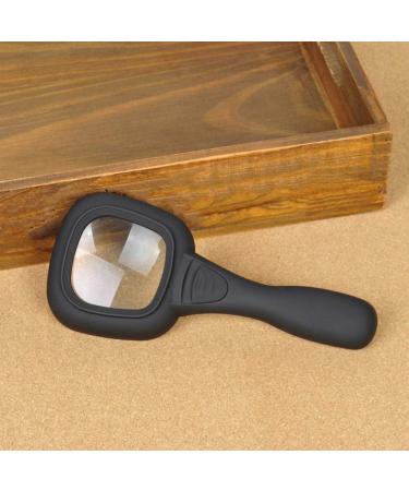 Magnifying Glass Optical Glass Lens 4X Magnification 5 LED Lights 1 Uv Lamp Portable Reading Magnifier Good Times - Buy Online on GoSupps.com
