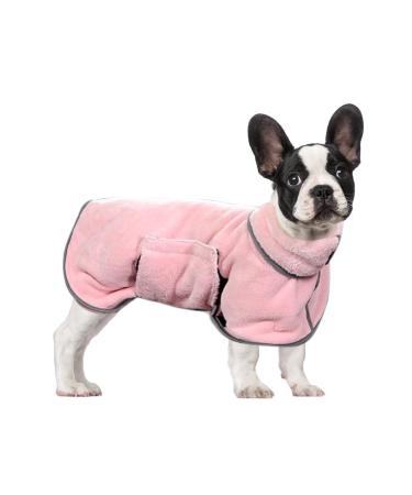 1 piece of pet bathrobe special absorbent towel for pets strong quickly drying bath towel for swimming pets absorbent bathrobe for cats and dogs (pink) - Buy Online on GoSupps.com
