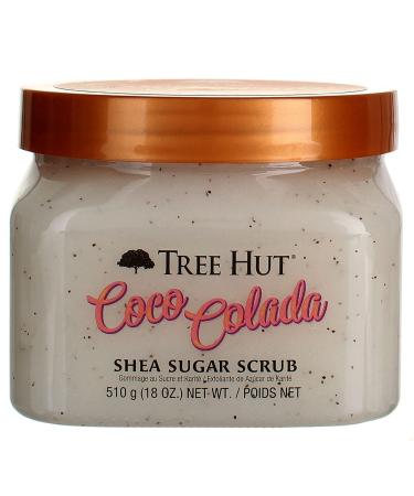 Tree Hut Sugar Body Scrub for Brightening 18 Ounce Coco Colada (Pack of 2) - PACK OF 2 .2 PACK(18 Ounce (Pack of 2))