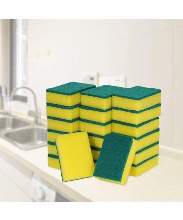 20 Pack Multi-Use Heavy Duty Scrub Sponge Extra Thin Magic Cleaning Sponges Eraser Sponge for Kitchen Bathroom Furniture Leather Car & Steel - Buy Online on GoSupps.com