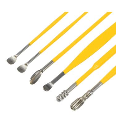 VOCOSTE 6Pcs Stainless Steel Ear Cleaning Tool Set - Ear Care Kit with Faux Leather Packaging - Buy Online on GoSupps.com