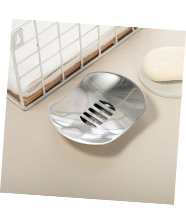 FONDOTIN 1pc Box Soap Storage Holder Bath Soap Holder Soap Storage Container Drain Sponge Holder for Kitchen Metal Soap Holder Soap Coaster Soap Drain Dish Soap Container Soap Dish Simple - Buy Online on GoSupps.com