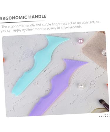 Hemoton 2pcs Eye Makeup Tools Eyeliner Stencils Eyeliner Applicator Tool Mascara Drawing Aid Tool Eyeliner Guard Make up Aid Tools Eyeliner Make up Silicone Eye Make up Tools 15x5.7cm - Buy Online on GoSupps.com