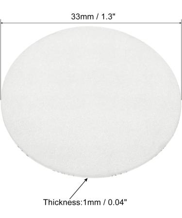 PATIKIL 33mm/1.3" Foam Lid Liner 100 Pack PS Foam Resistant Tamper Pressure Sensitive Seal for Bottle Cap Liners Seals - Buy Online on GoSupps.com
