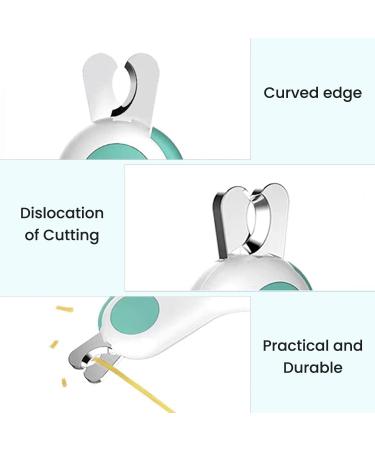 ANIROY LED Pet Nail Clippers Pet Dog and Cat Nail Clipper Nail Trimmer Trim Your Pets Nails Easy and Pain-Free (Pink+Blue) - Buy Online on GoSupps.com