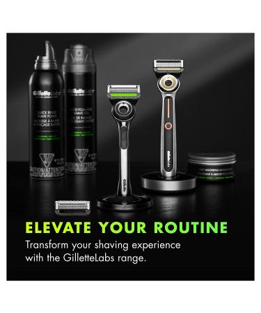 GilletteLabs Men's Razor Blade Refills with Exfoliating Bar - 10 Cartridges - Buy Online on GoSupps.com