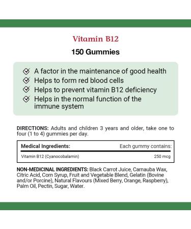Nature's Bounty Vitamin B12 Supplement Helps maintain good health Value Size 150 Gummies - Buy Online on GoSupps.com