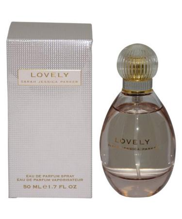 Lovely by SJP - Sweet Floral Musky Amber Woody Eau De Parfum Spray Fragrance for Women - With Notes of Mandarin Bergamot Apple and Cedarwood - Intense Long Lasting Scent - 1.7 oz Sweet Floral Musky Amber Woody 1.7 Fl Oz (Pack of 1)