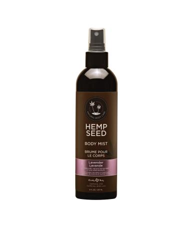 Hemp Seed Body Mist - 8 fl oz - Moisturizes Invigorates & Protects Skin - With Hemp Seed Oil Chamomile & Aloe Vera - Vegan Cruelty Free Lavender