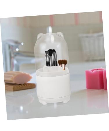 Tofficu Pencil Holder Clear Acrylic Makeup Organizer Pen Holder Eyebrow Pencil Hairbrush To Rotate - Buy Online on GoSupps.com