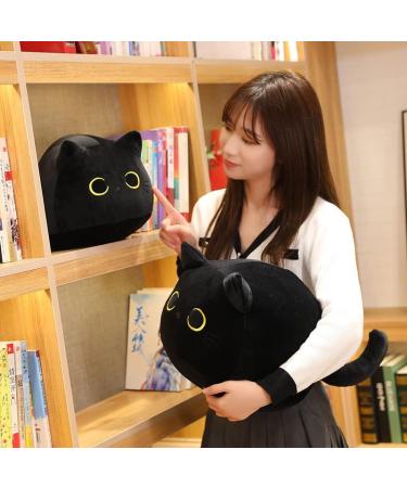 eamve 40cm Black Cat Plush Toys Black Cat Stuffed Animal Toy Soft Cat Plushies Doll Cute Cat Shape Design Plush Pillow/Throw Pillow for Kids Birthday Gift Christmas Home Decoration Doll - Buy Online on GoSupps.com