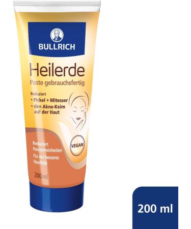 Bullrich Heilerde Paste | Ready-to-Use Acne Treatment | Reduces Pimples & Blackheads | 200ml Vegan Fragrance-Free | Free Clogged Pores - Buy Online on GoSupps.com