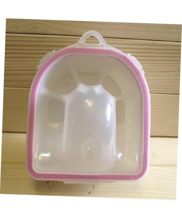 Ipetboom Nail Powder Bowl Soak off Bowl Acrylic Nail Remover Bowl Manicure Tools Manicure Care Soak Bowl Manicure Soak Bowl Nails Soaking Remover Bowl Nail Spa Bowl Hand Bowl Thicken - Buy Online on GoSupps.com