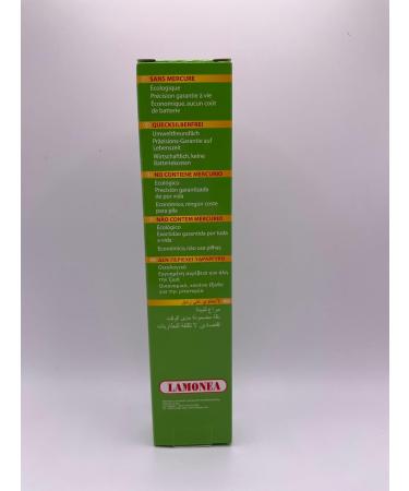 Lamonea Eco-Friendly Gallium Thermometer - Precision Body Temperature Measuring Device without Mercury | High Accuracy & Easy to Read - Buy Online on GoSupps.com