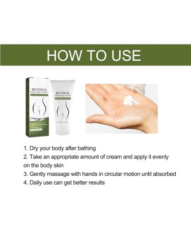 Retinol Body Lotion Retinol Moisturizer Lifting Moisturizer for Discoloration Body Lotion Moisturizer Face Body Cream Advanced Firming Cream Hydrating Brightening Lotion 50ml - Buy Online on GoSupps.com