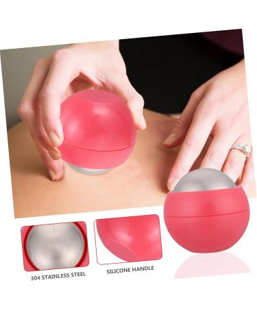 Fomiyes Stainless Steel Massage Ball - 2-Pack Foot Roller for Improved Blood Circulation & Relaxation - Buy Online on GoSupps.com