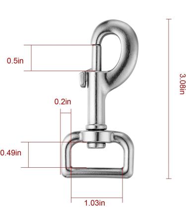 Swivel Clip Heavy Duty Dog Leads Clips Dog Leads Clasp Dog Leads Snaps Hooks Trigger Clip 4pcs - Buy Online on GoSupps.com