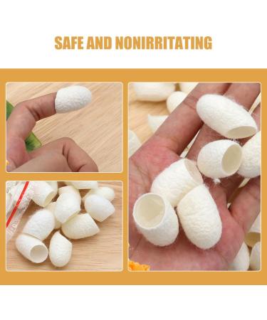 Lot de 20 Boules Exfoliantes Naturelles en Soie Visage Nettoyants Doux Adapt s aux Peaux Sensibles Boules de Soin Exfoliant Visage pour limination des Points Noirs et Nettoyage - Buy Online on GoSupps.com