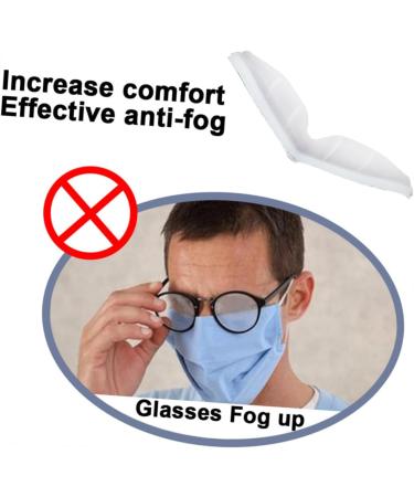 Healeved 8 STK Anti-Fog Nose Pads - Silicone Accessories for Glasses & Face Masks | Comfortable Protection & Seal | White - Buy Online on GoSupps.com