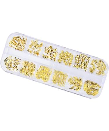 FRCOLOR Tiger Ears Headband Boxes Nail Decorations for Nail Art Nail Art Decoration Manicure Nail Gold Decorations Nail Art Ornaments DIY Nail 3D Hollow Out Manicure Decoration - Buy Online on GoSupps.com