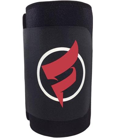 Fitru Waist Trimmer Sauna Ab Belt For Women & Men - Waist Trainer Stomach Wrap Black XL: 10" X 50" - Buy Online on GoSupps.com