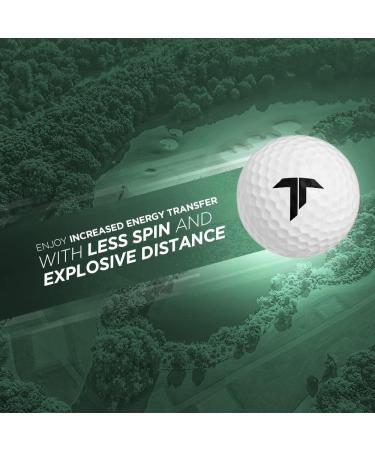 Truscope Golf White Golf Balls - Super Soft Long Distance Ionomer Core Classic White Golf Balls - 12 Count - Buy Online on GoSupps.com
