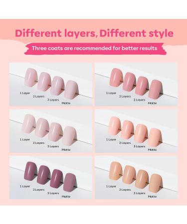 Modelones Nail Polish Set - 6 Neutral Nude Shades for All Skin Tones | Quick Dry DIY Nail Art Ideal Gift for Women & Girls - Buy Online on GoSupps.com