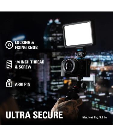 Elgato Cold Shoe Mount for Lights, Flash, Microphones - Adjustable Thread, Compatible with Key Light Mini, Stands & Tripods - Ideal for Photo & Video Studio Production - Buy Online on GoSupps.com
