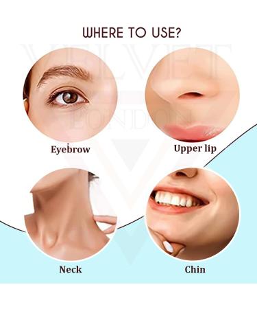 Velvet London Facial Hair Removal System with 5 Extra Strength Threads - Body & Face Threading Tool - Buy Online on GoSupps.com