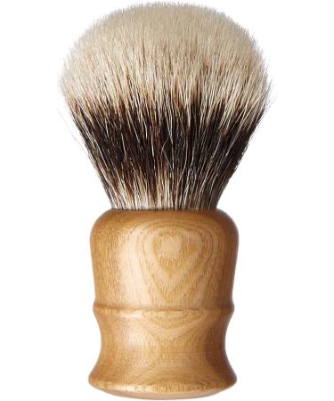 Epsilon Two-Striped Wooden Shaving Brush 26/55 mm - Unique Standard Quality for a Smooth Shave - Buy Online on GoSupps.com
