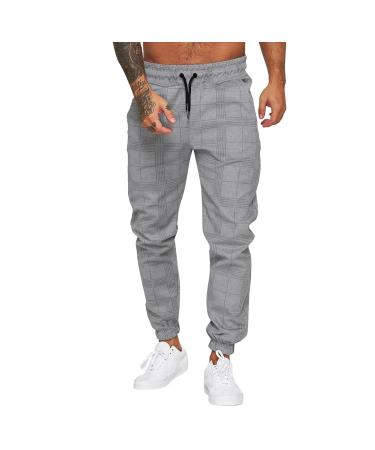 Lovely Nursling Sweatpants for Men Big and Tall, Men's Hiking Cargo Pants Slim Fit Stretch Jogger Waterproof Trousers Z05-grey X-Large
