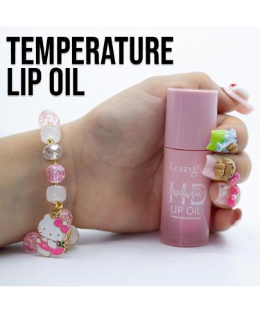 Glam Lux 109 Bundle Set of 6 HD Mood Color Changing Lip Oil Temperature Changing Ph Activated Sheer Lightweight Non-Sticky Moisturizing Nourishing For Girls Teens Tweens & Women - Buy Online on GoSupps.com