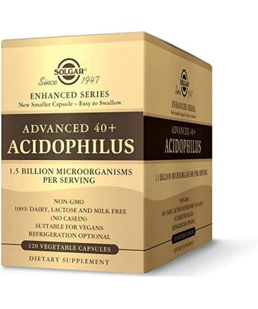 Solgar Advanced 40+ Acidophilus 120 Vegetable Capsules