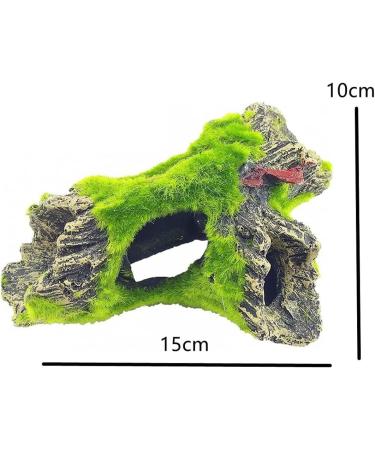 Maonativey Aquarium Harz Cave - Perfect Hideout for Small Fish & Garnelen | Unique Aquarium Decoration - Buy Online on GoSupps.com