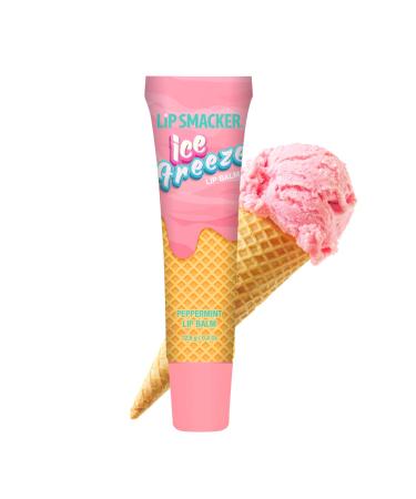 Lip Smacker Ice Freeze Balm Ultra-Hydrating & Cooling Lip Balm with Refreshing Flavor Sheer Tint & Minty Sensation Soft-Served Creamy Formula Moisturizing & Nourishing Lip Care - Peppermint