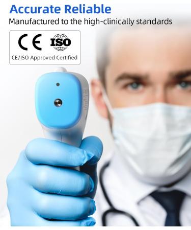 AILE Digital Thermometer for Adults & Babies - Infrared No Touch Medical Thermometer for Newborns, Ear & Forehead Temperature Gun - Buy Online on GoSupps.com