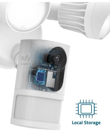eufy Security Floodlight Camera E | 2K Resolution | AI Technology | 2-Way Audio | No Monthly Fees | 2000-Lumen Brightness | Weatherproof | Black - Buy Online on GoSupps.com