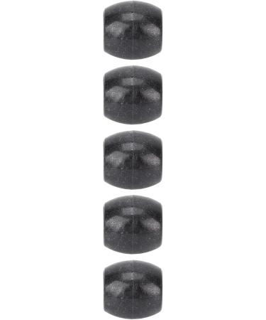 Dreadlocks Hair Beads Sturdy Plastic Hair Braiding Beads Hair Decoration Unique Hairstyle Black for Women for Party for Beard Braiding - Buy Online on GoSupps.com
