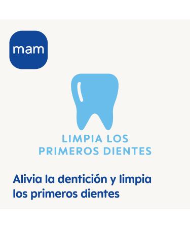 MAM Bite & Brush C136 - Gums Cleansing & Massaging Toothbrush for Babies 3 Months+ Pink Rose | International Shipping Available - Buy Online on GoSupps.com