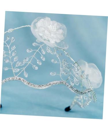 Beavorty bride headband bride pearl rhinestones vintage the flowers wild crystal press hair headgear hair accessories hair bands girls headbands lace bridal headband Hong style - Buy Online on GoSupps.com