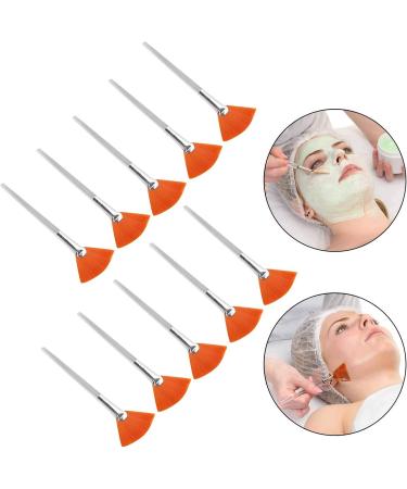 Exquisite Soft and Elastic Fan-Shaped Comfortable Facial Mask Brushes Facial Mask Applicator Brushes for DIY Facial Masks Beauty Salons - Buy Online on GoSupps.com